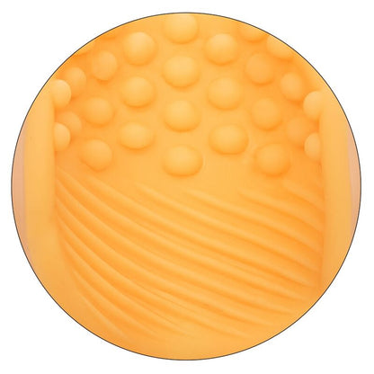 CALEXOTICS - BEADED GRIP MASTURBATOR ORANGE - Kink&Play
