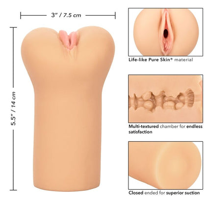 CALEXOTICS - BOUNDLESS VULVA STROKER LIGHT SKIN - Kink&Play