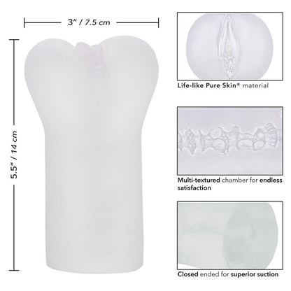 CALEXOTICS - BOUNDLESS VULVA STROKER TRANSPARENT - Kink&Play