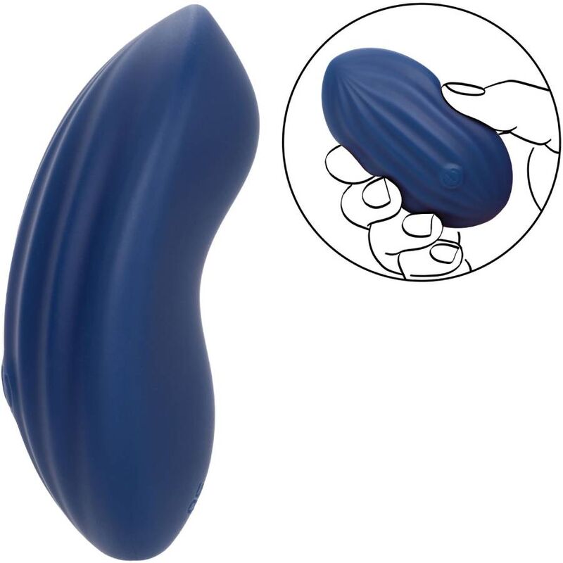 CALEXOTICS - CASHMERE VELVET CURVE BLUE - Kink&Play