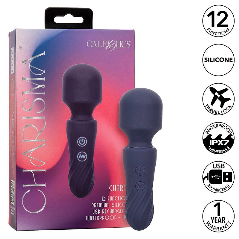 CALEXOTICS - CHARISMA CHARM MASSAGER 12 FUNCTIONS PURPLE - Kink&Play