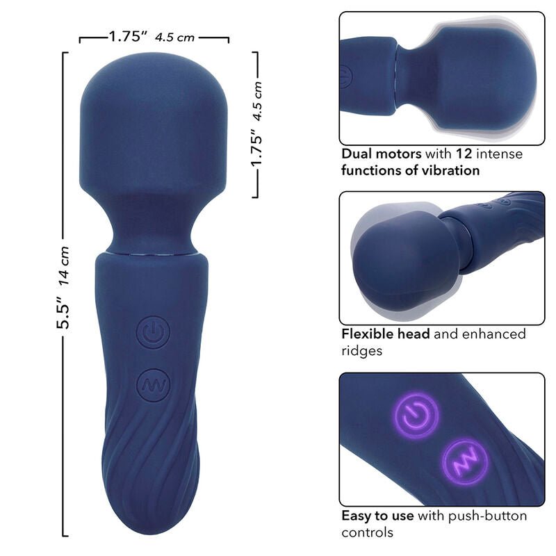 CALEXOTICS - CHARISMA CHARM MASSAGER 12 FUNCTIONS PURPLE - Kink&Play