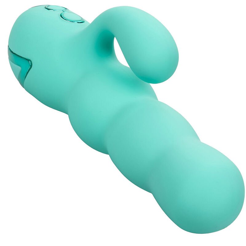 CALEXOTICS - DEL MAR DIVA VIBRATOR RABBIR AQUA GREEN BY CALIFORNIA DREAMING - Kink&Play