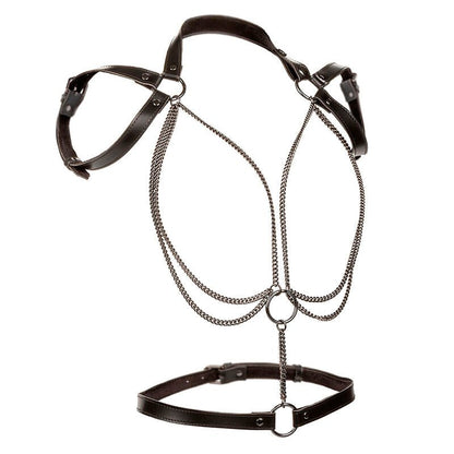 CALEXOTICS - EUPHORIA MULTICHAIN HALTER HARNESS PREMIUM PLUS SIZE - Kink&Play