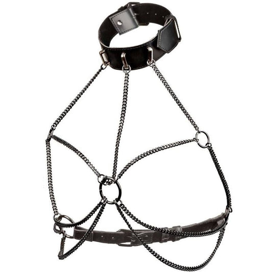 CALEXOTICS - EUPHORIA PLUS SIZE MULTI CHAIN COLLAR HARNESS - Kink&Play