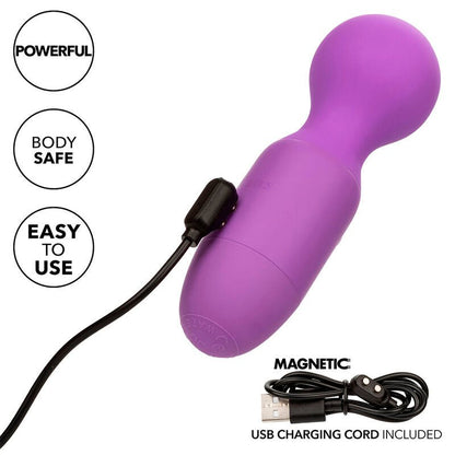 CALEXOTICS - FIRST TIME RECHARGEABLE MASSAGER 10 VIBRATIONS PURPLE - Kink&Play