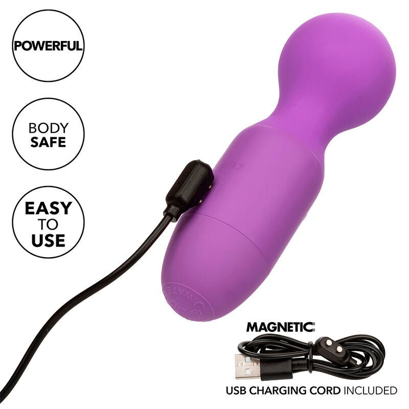 CALEXOTICS - FIRST TIME RECHARGEABLE MASSAGER 10 VIBRATIONS PURPLE - Kink&Play