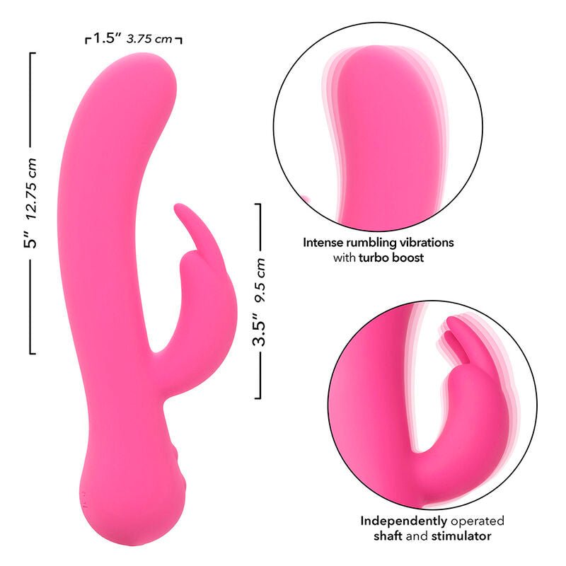 CALEXOTICS - FIRST TIME VIBRATOR RABBIT RECHARGEABLE PINK - Kink&Play