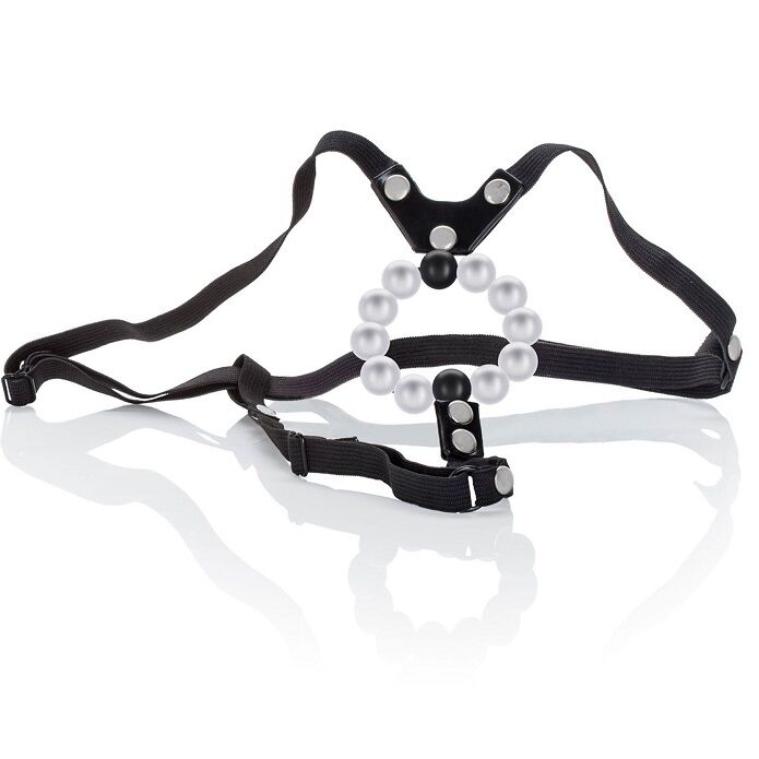 CALEXOTICS - LOVERS THONG W. PLEASURE PEARLS - Kink&Play