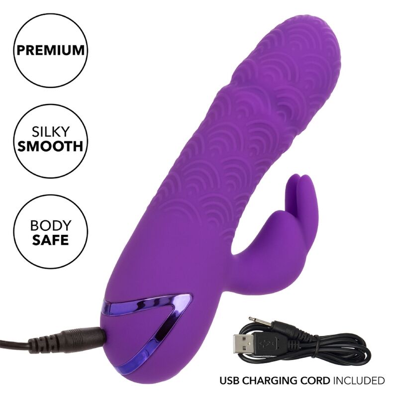 CALEXOTICS - MANHATTAN BEACH MARVEL VIBRATOR RABBIT PURPLE BY CALIFORNIA DREAMING - Kink&Play