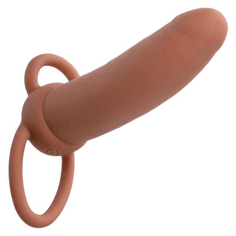 CALEXOTICS - MAXX THICK DUAL PENETRATOR 10 VIBRATIONS BROWN - Kink&Play