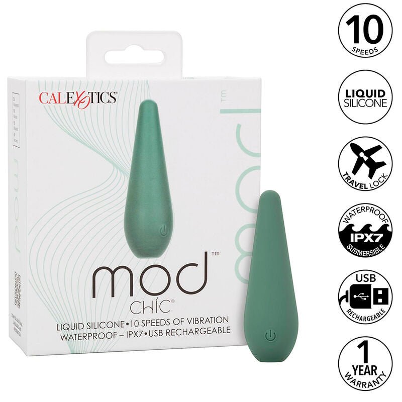 CALEXOTICS - MOD CHIC STIMULATOR GREEN - Kink&Play