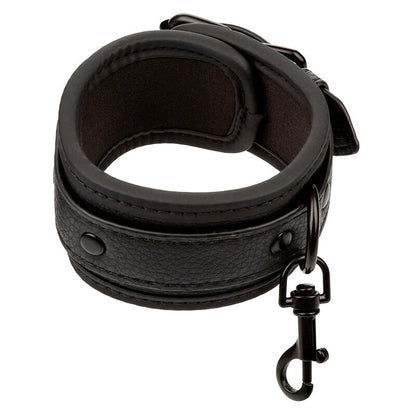 CALEXOTICS - NOCTURNAL ANKLE CUFFS LEATHER ADJUSTABLE BLACK - Kink&Play