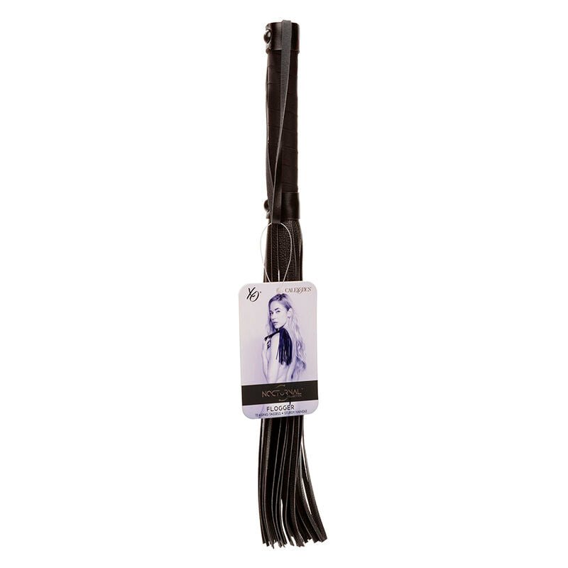 CALEXOTICS - NOCTURNAL FLOGGER LEATHER BLACK - Kink&Play