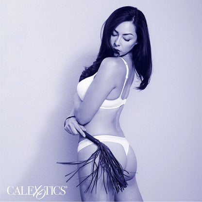 CALEXOTICS - NOCTURNAL FLOGGER LEATHER BLACK - Kink&Play