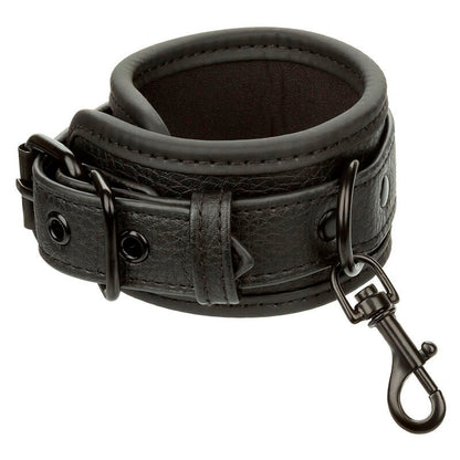 CALEXOTICS - NOCTURNAL LEATHER WRIST CUFFS ADJUSTABLE BLACK - Kink&Play