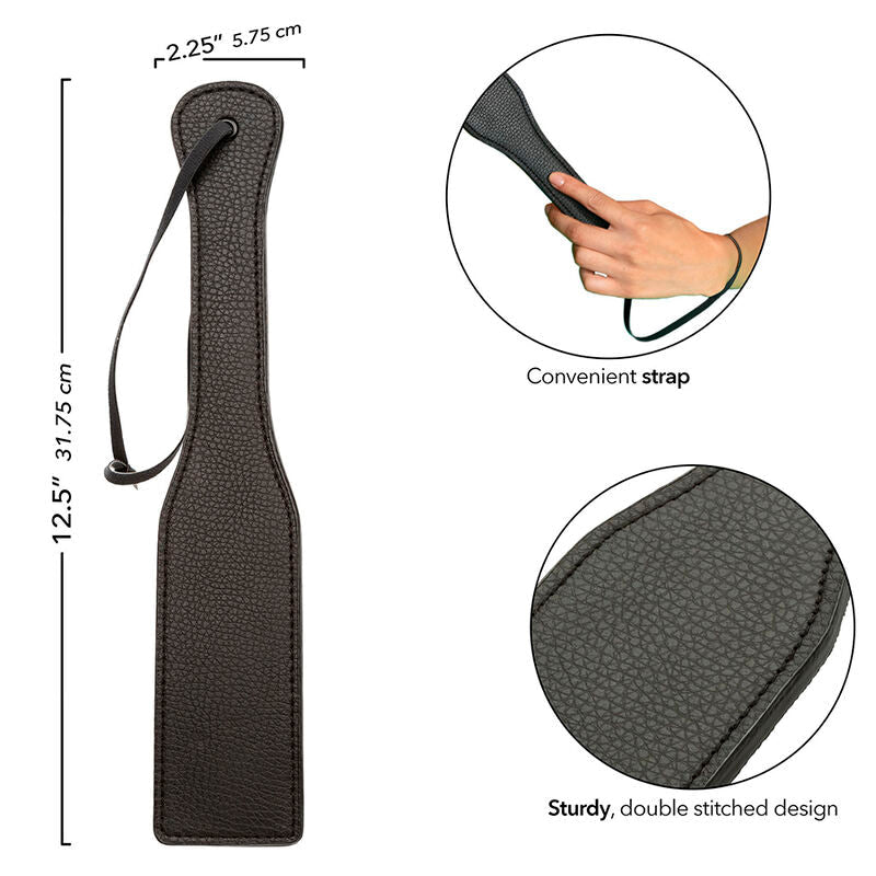 CALEXOTICS - NOCTURNAL PADDLE LEATHER BLACK - Kink&Play