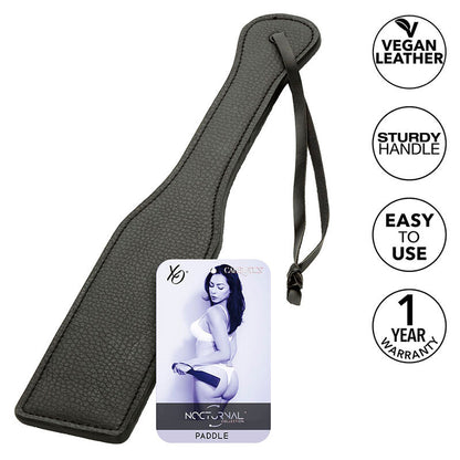 CALEXOTICS - NOCTURNAL PADDLE LEATHER BLACK - Kink&Play