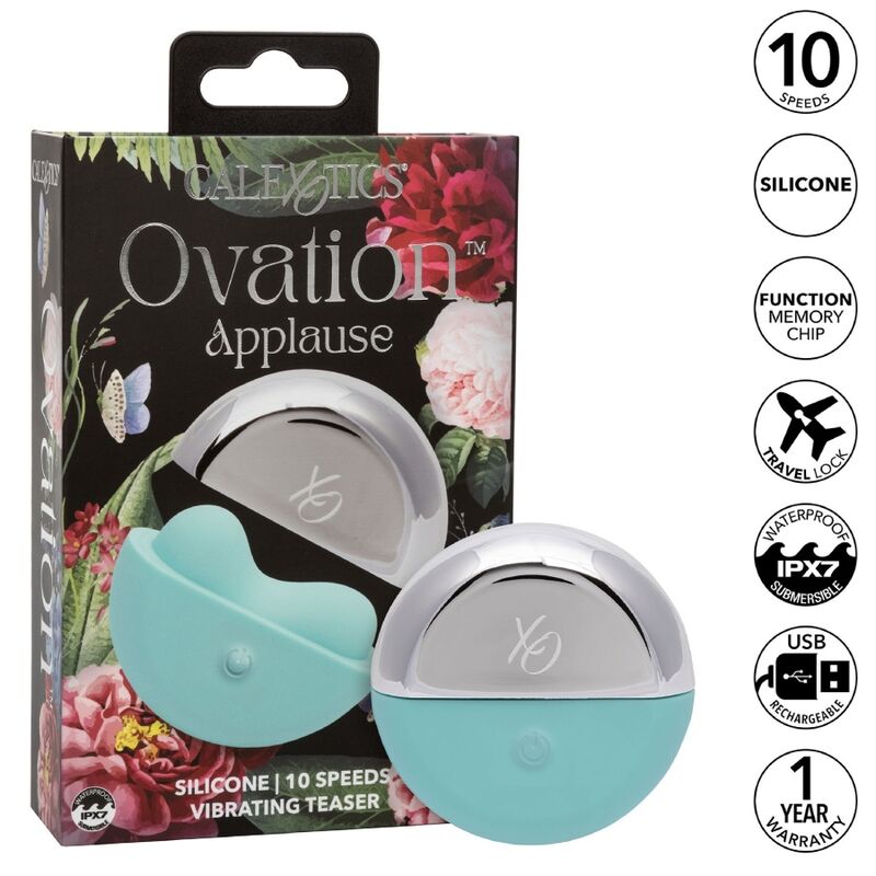 CALEXOTICS - OVATION APPLAUSE STIMULATOR AQUA GREEN - Kink&Play