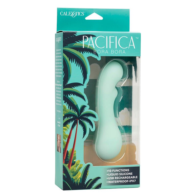 CALEXOTICS - PACIFICA BORA BORA ESTIMULATOR G SPOT 10 VIBRATIONS AQUA - Kink&Play