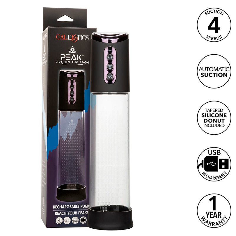 CALEXOTICS - PEAK STIMULATING WAVE PUMP 4 SPEED BLACK - Kink&Play