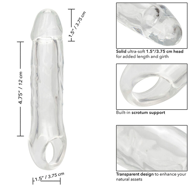 CALEXOTICS - PERFORMANCE MAXX CLEAR EXTENSION 6,5 TRANSPARENT - Kink&Play