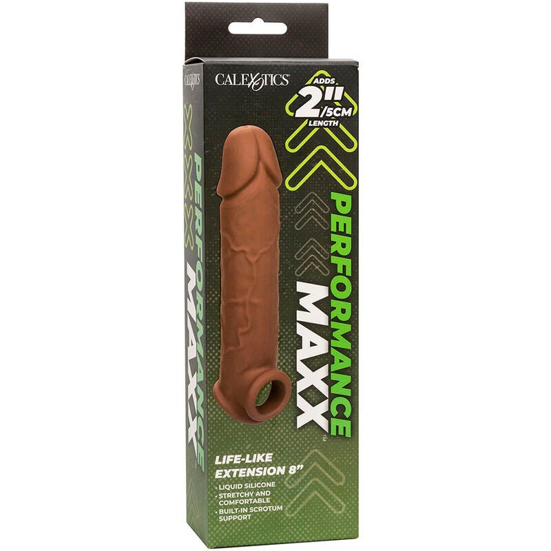 CALEXOTICS - PERFORMANCE MAXX LIFE - LIKE EXTENSION 8 BROWN SKIN - Kink&Play