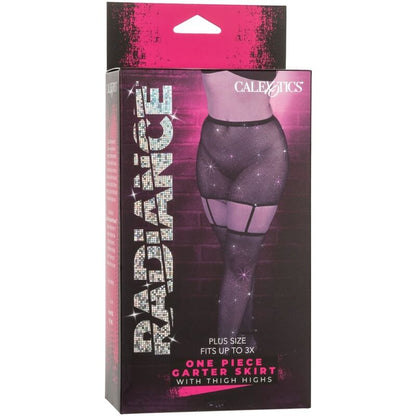 CALEXOTICS - RADIANCE GARTER SKIRT THIGH HIGHS PLUS SIZE - Kink&Play
