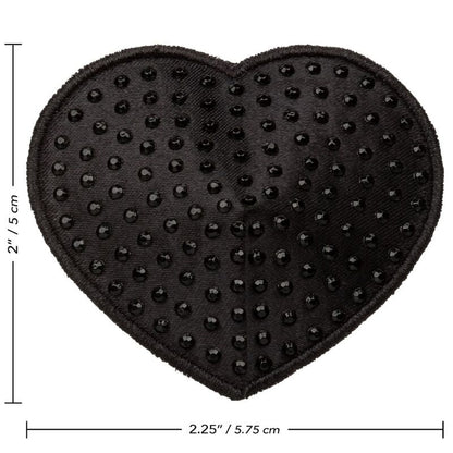 CALEXOTICS - RADIANCE HEART - SHAPED JEWEL NIPPLE SHIELDS - Kink&Play