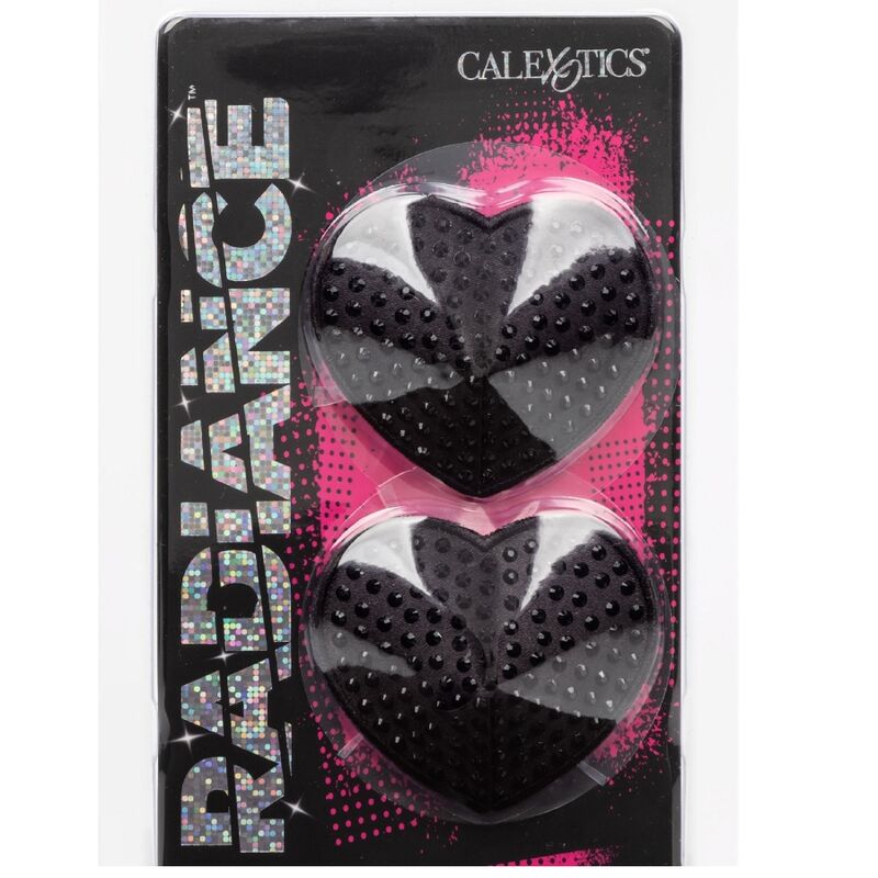 CALEXOTICS - RADIANCE HEART - SHAPED JEWEL NIPPLE SHIELDS - Kink&Play