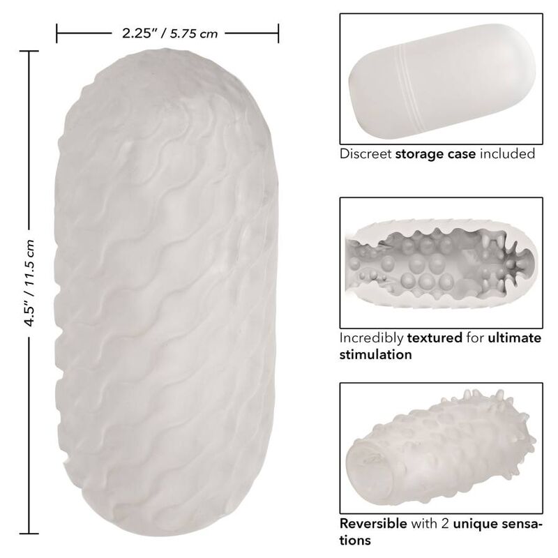 CALEXOTICS - REVERSIBLE NUBBY STROKER - Kink&Play