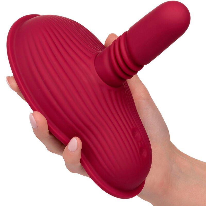 CALEXOTICS - RIDER MASSAGER DOUBLE MOTOR REMOTE CONTROL RED - Kink&Play