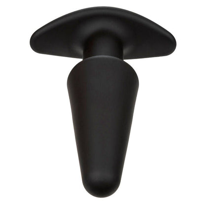 CALEXOTICS - ROCK BOTTOM TAPERED ANAL PLUG 10 VIBRACIONES SILICONE BLACK - Kink&Play