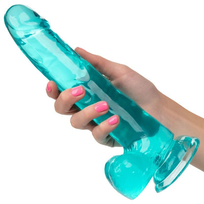 CALEXOTICS - SIZE QUEEN DILDO BLUE 20.3 CM - Kink&Play