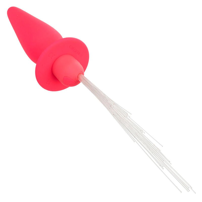CALEXOTICS - SOUTHERN LIGHTS LIGHT UP ANAL PLUG 10 VIBRATIONS SILICONE PINK - Kink&Play