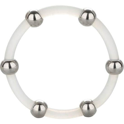 CALEXOTICS - STEEL BEADED SILICONE RING XL - Kink&Play