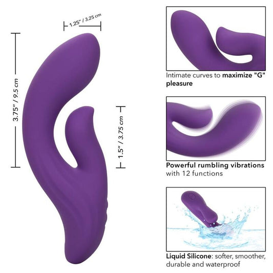 CALEXOTICS - STELLA DUAL PLEASER VIOLET - Kink&Play