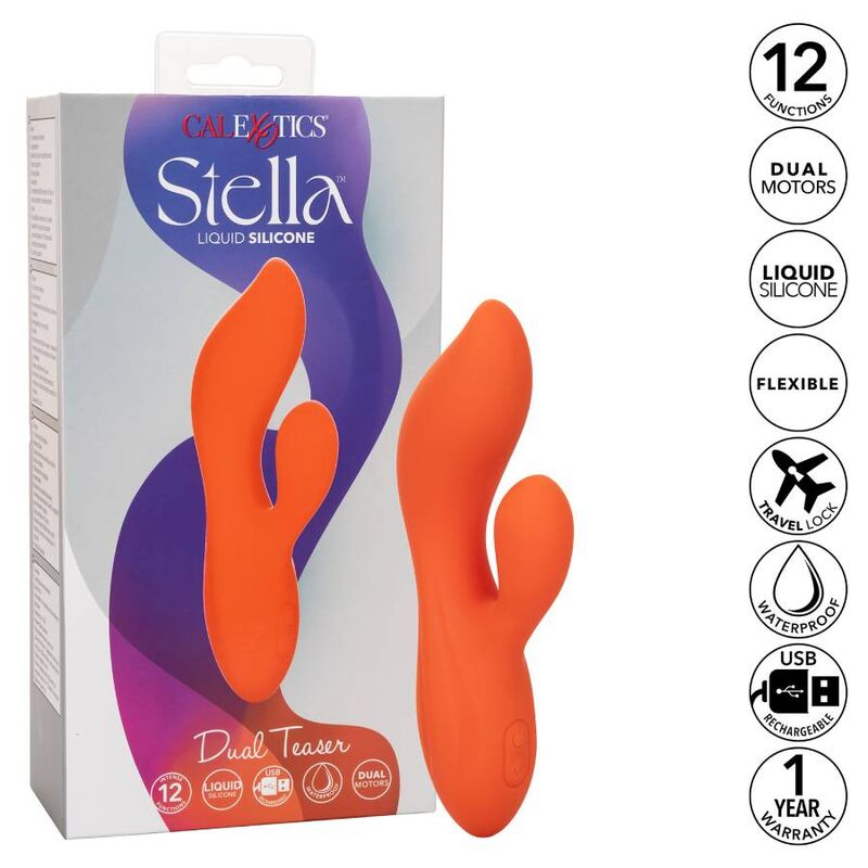 CALEXOTICS - STELLA DUAL TEASER ORANGE - Kink&Play