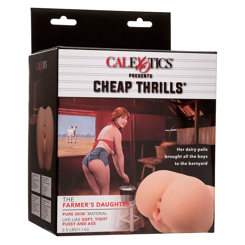 CALEXOTICS - THE FARMERS DAUGHTER DOUBLE REALISTIC MASTURBATOR FLESH - Kink&Play