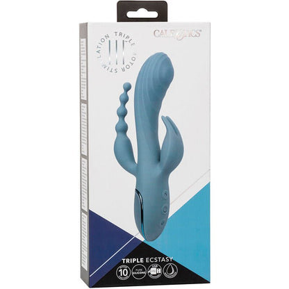 CALEXOTICS - VIBRATOR TRIPLE ECSTASY GREY - Kink&Play