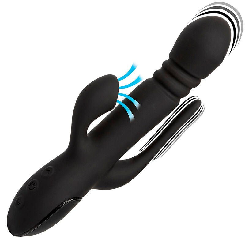 CALEXOTICS - VIBRATOR TRIPLE EUPHORIA BLACK - Kink&Play
