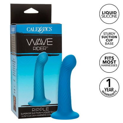 CALEXOTICS - WAVE RIDER RIPPLE ANAL PLUG BLUE - Kink&Play