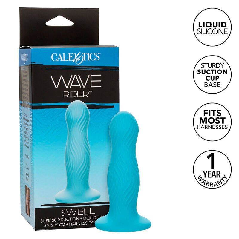 CALEXOTICS - WAVE RIDER SWELL ANAL PLUG BLUE - Kink&Play