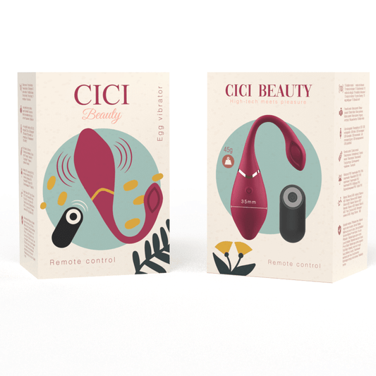 CICI BEAUTY - PREMIUM SILICONE EGG VIBRATOR REMOTE CONTROL - Kink&Play