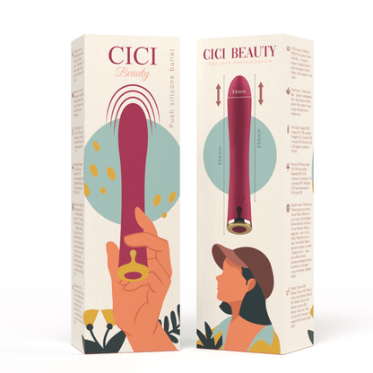 CICI BEAUTY - PREMIUM SILICONE PUSH BULLET - Kink&Play