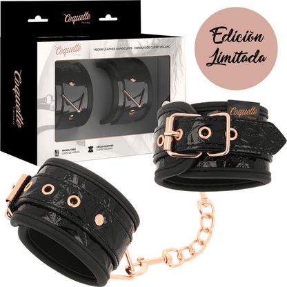COQUETTE CHIC DESIRE - BLACK EDITION PREMIUM HANDCUFFS WITH NEOPRENE LINING - Kink&Play