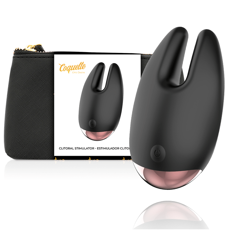 COQUETTE CHIC DESIRE - CLITORIAL STIMULATOR BLACK / GOLD - Kink&Play