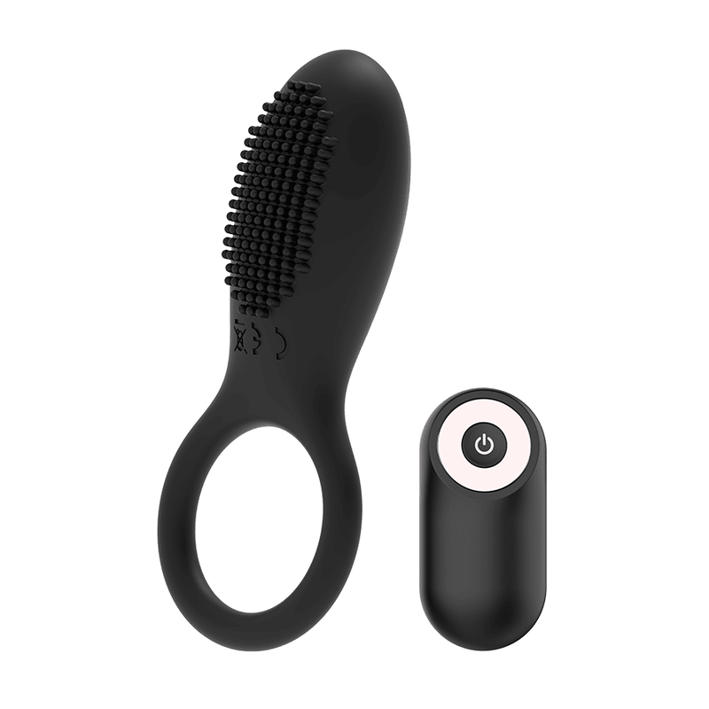 COQUETTE CHIC DESIRE - COCK RING REMOTE CONTROL RECHARGEABLE BLACK/ GOLD - Kink&Play
