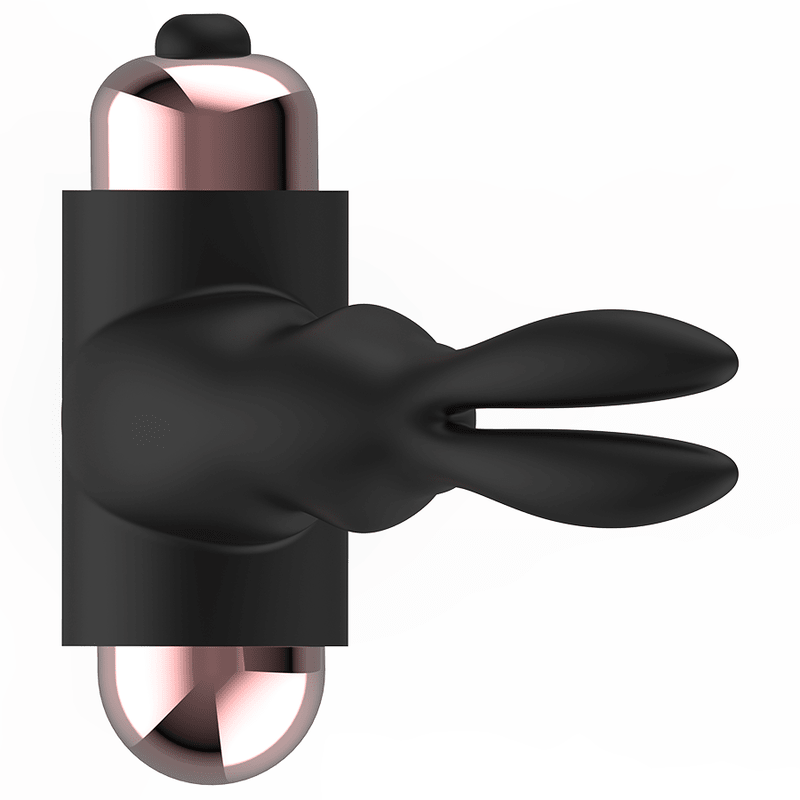 COQUETTE CHIC DESIRE - COCK RING WITH VIBRATOR BLACK/ GOLD - Kink&Play