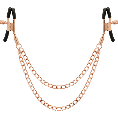 COQUETTE CHIC DESIRE - FANTASY METAL NIPPLE CLIPS WITH CHAIN - Kink&Play